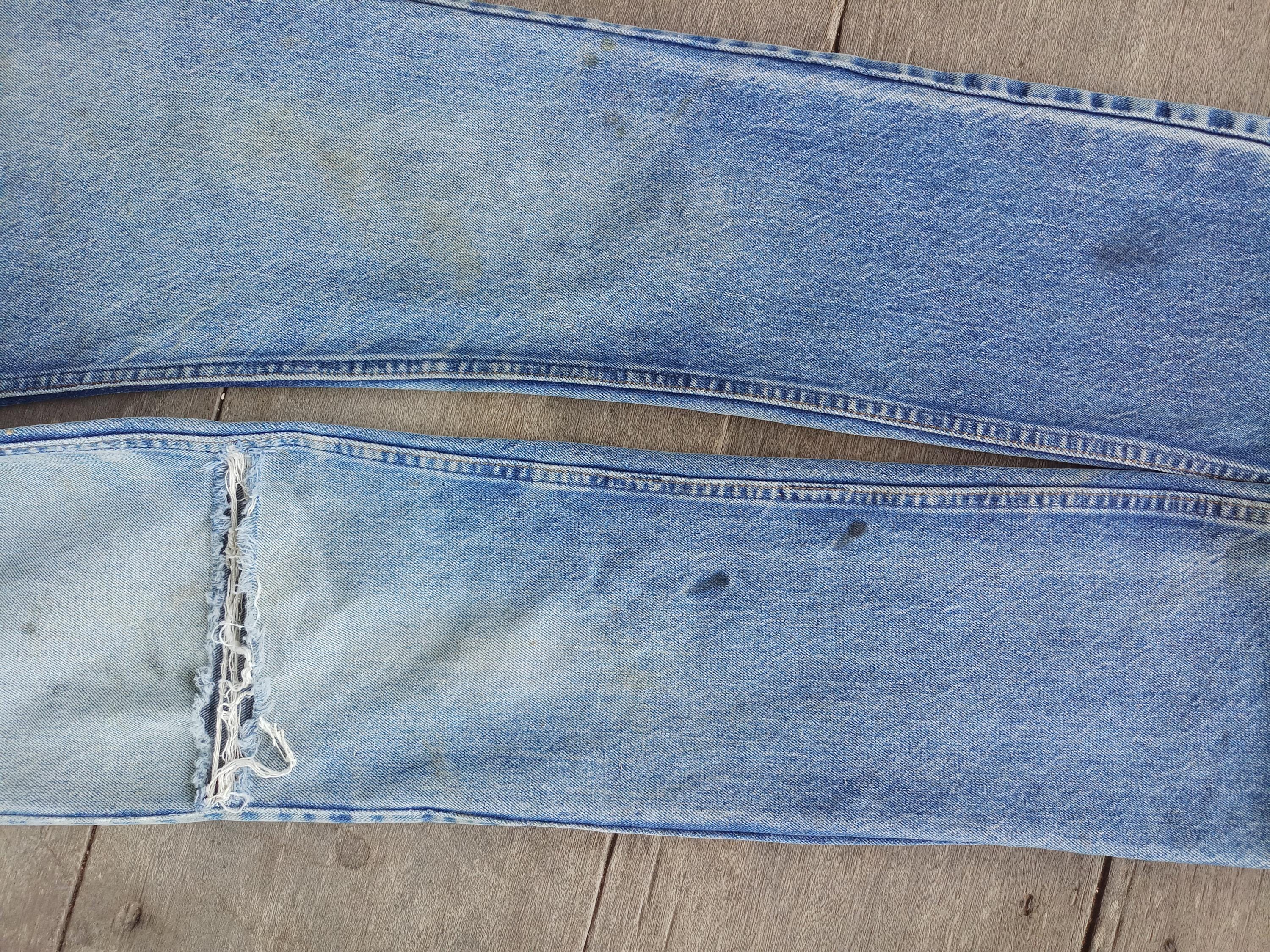 Vintage 70s Levis 509 Jeans W32 L34: Faded Denim, Made in USA - Etsy