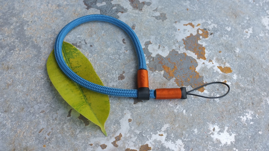 Climbing Rope Cameradslr Strap Handmade Climbing Rope Camera Wrist Strap: Leather Accents, Sony Rx100 ...