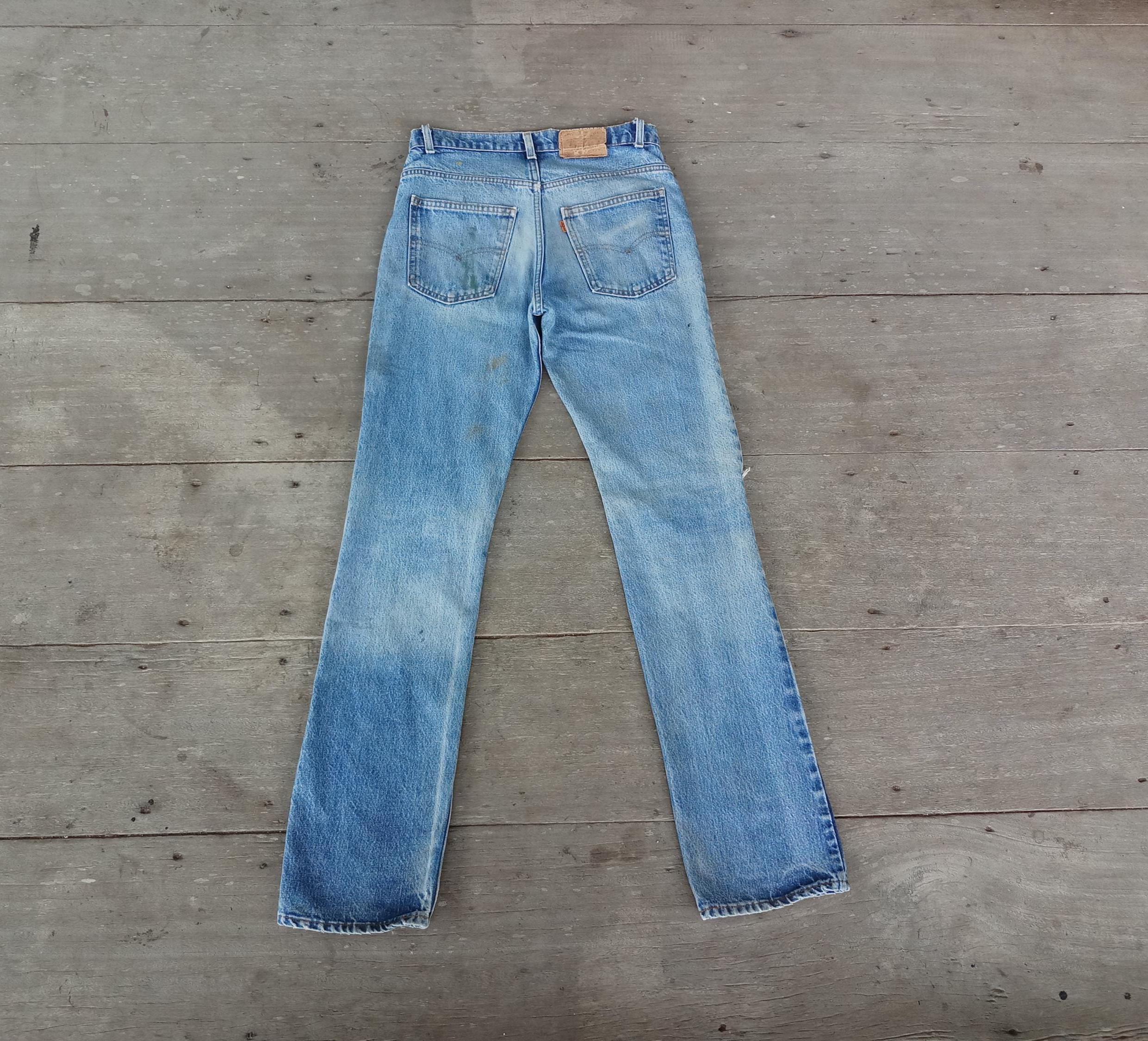Vintage 70s Levis 509 Jeans W32 L34: Faded Denim, Made in USA - Etsy