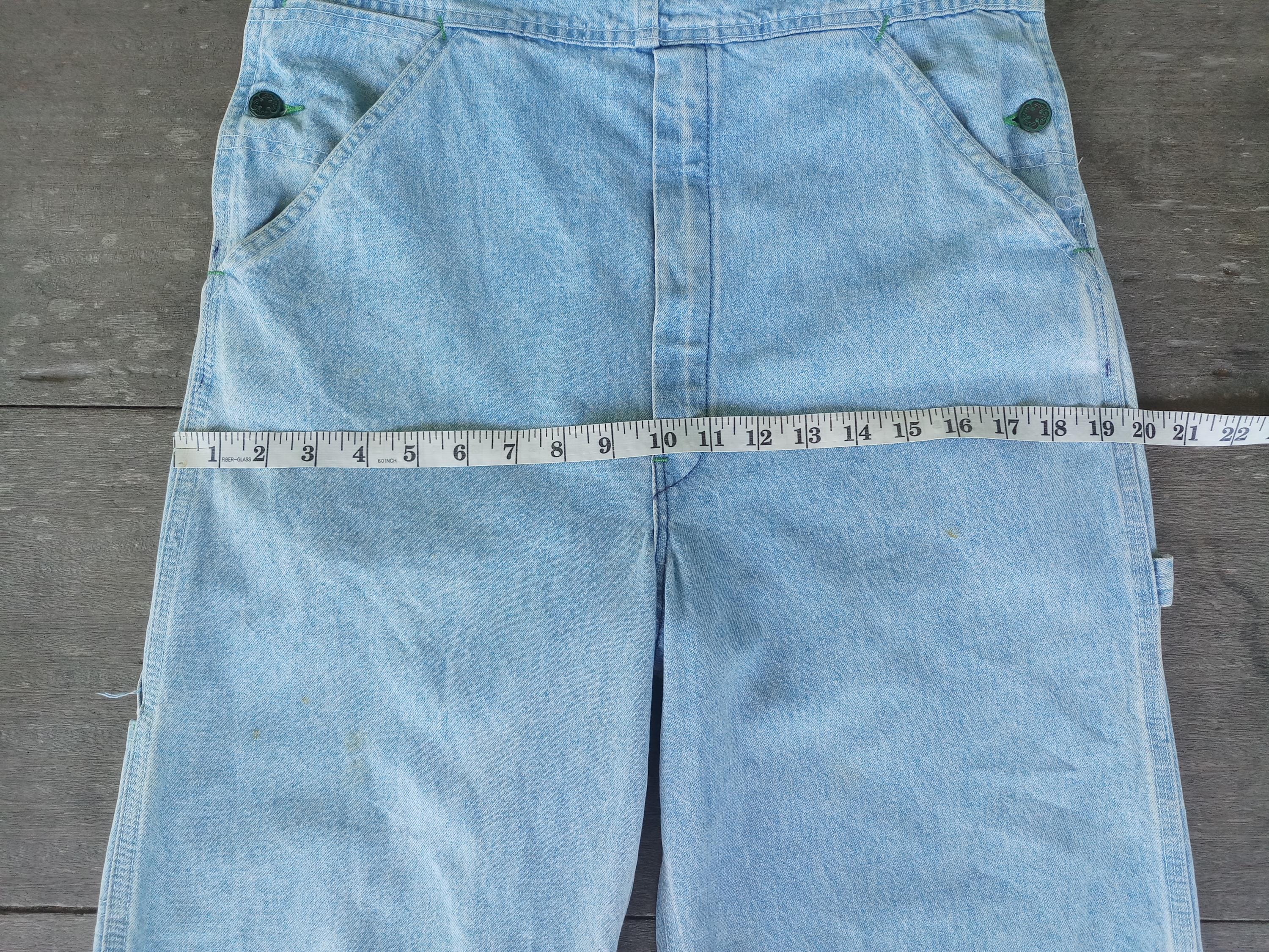【USA-vintage】oshkosh 70s70's80s overall Vintage 70s Oshkosh Denim Overalls: Faded Blue, Talon Zipper, Made