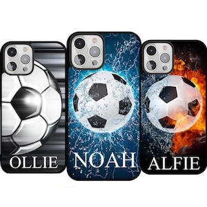 Personalized Football Phone Case: iPhone, Samsung, Google Pixel, Boys Gift