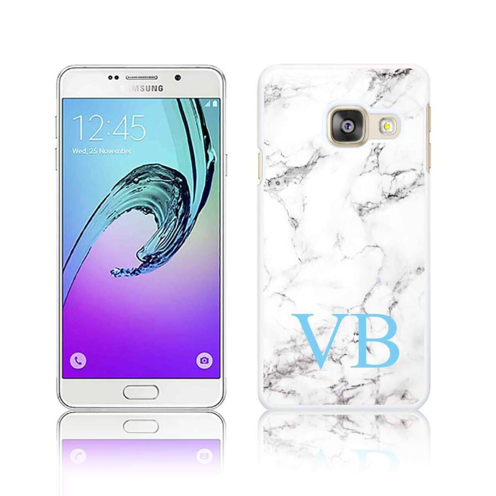 Per sonalised Marble COLOUR INITIALS phone case for Samsung | Etsy