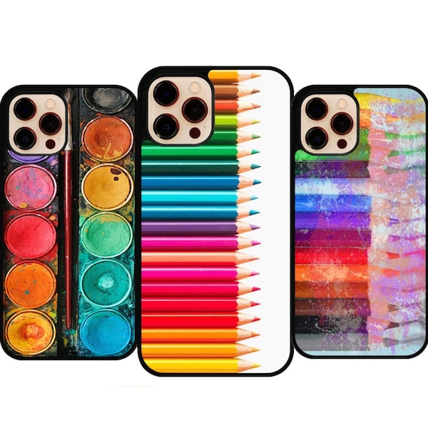 Watercolor Palette Case, Artist Phone Cover *available in iPhone and android* Samsung, Google Pixel, iPhone