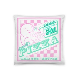 Casper the Friendly Ghost Pizza Pillow