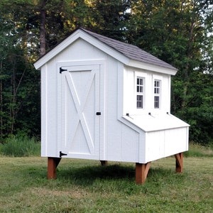 Recycled Chicken Coop! Mobile, Insulated, easy to clean, and only