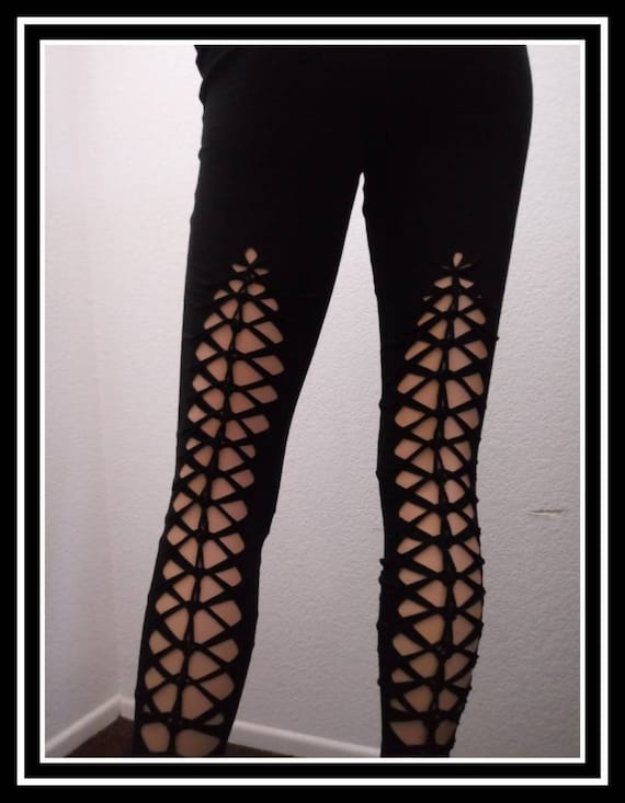 cut up leggings