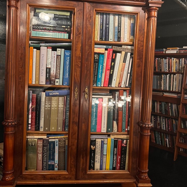Antique Bookcase - Etsy