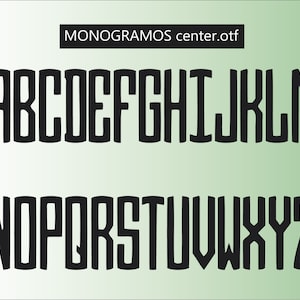 MONOGRAMOS COMPLETE FONT set for make your Monogram. imagen 6