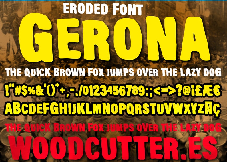 GERONA font image 3
