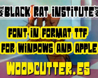 Black Rat Insitute Font.