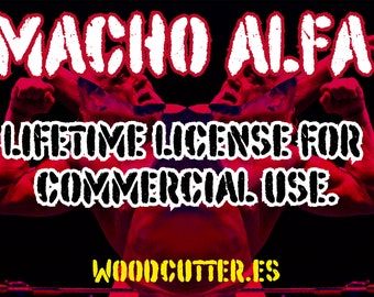 Macho Alfa font