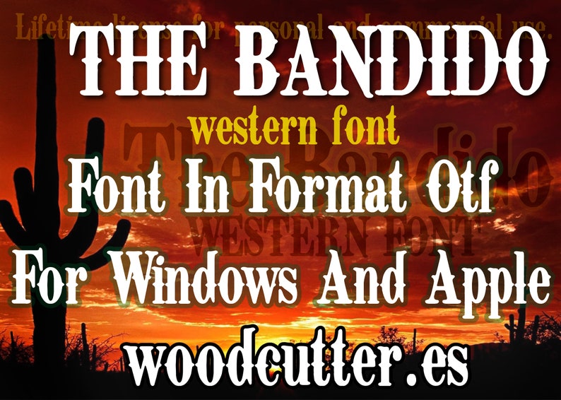 The Bandido Western Font image 2