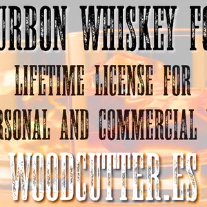 Bourbon Whiskey Font imagen 2