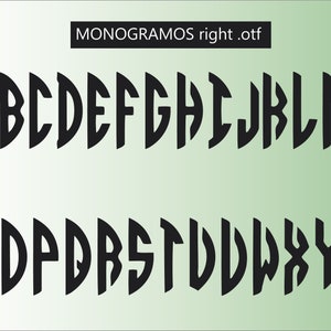 MONOGRAMOS COMPLETE FONT set for make your Monogram. imagen 7