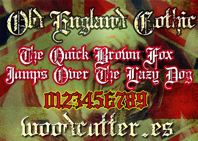 Old England Gothic Font image 3