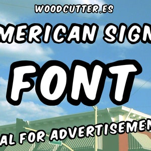 American Signs Font imagen 1