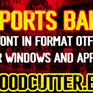 Sports Bar Font.
