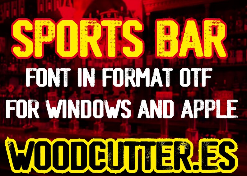 Sports Bar Font. image 1