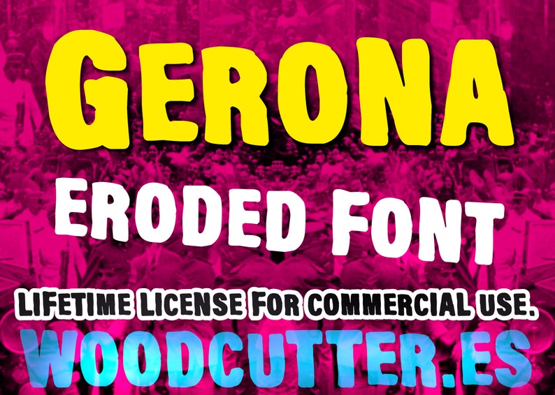 GERONA font image 1