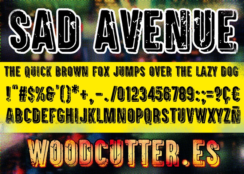 Sad Avenue Font. image 3
