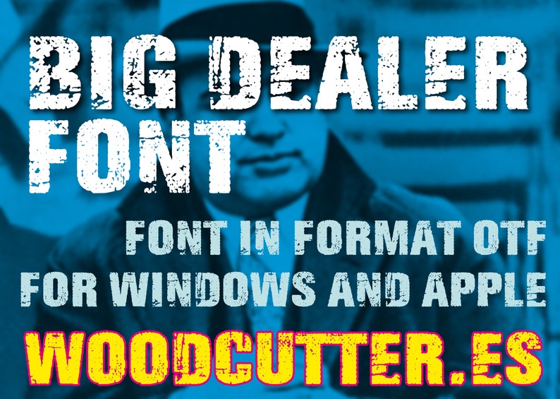 BIG DEALER Font Etsy