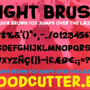 Night Brush Font image 2