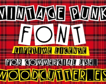 Vintage Punk Font