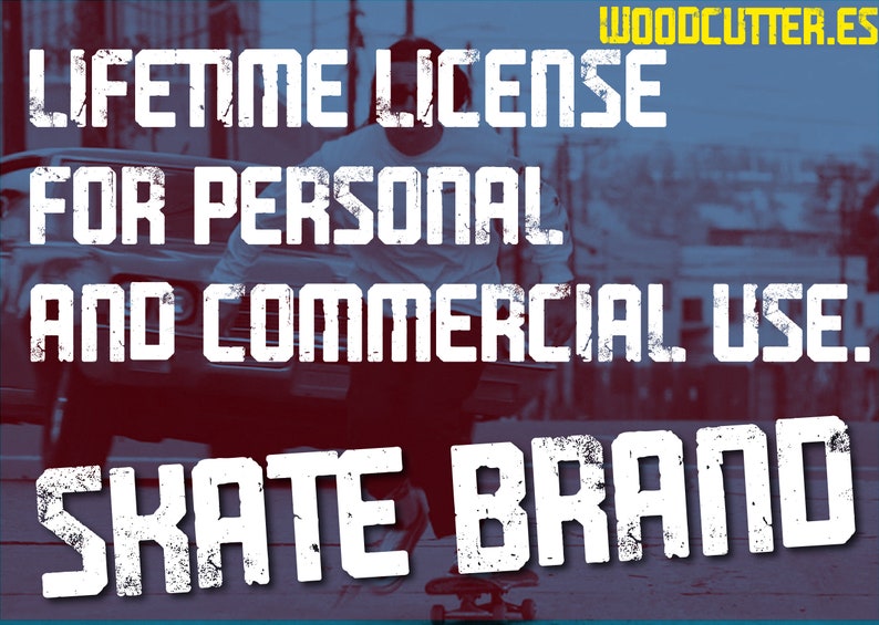 SKATE BRAND Font image 2