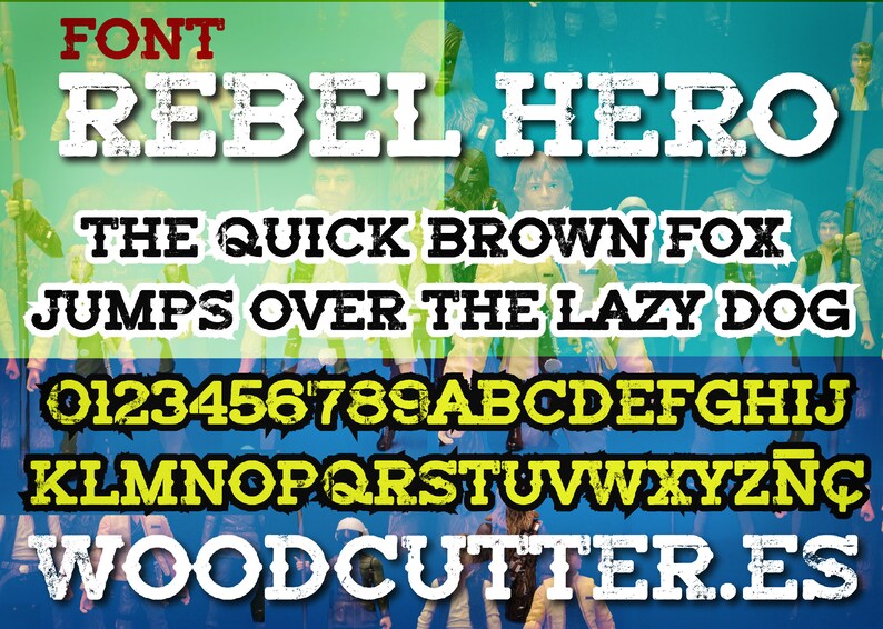 Rebel Hero Font image 3