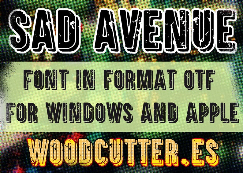 Sad Avenue Font. image 2