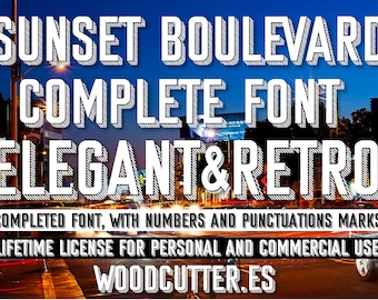 Sunset Boulevard Complete FONT
