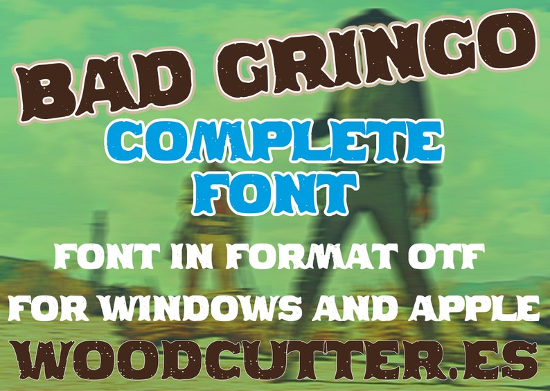 BAD GRINGO Font image 3