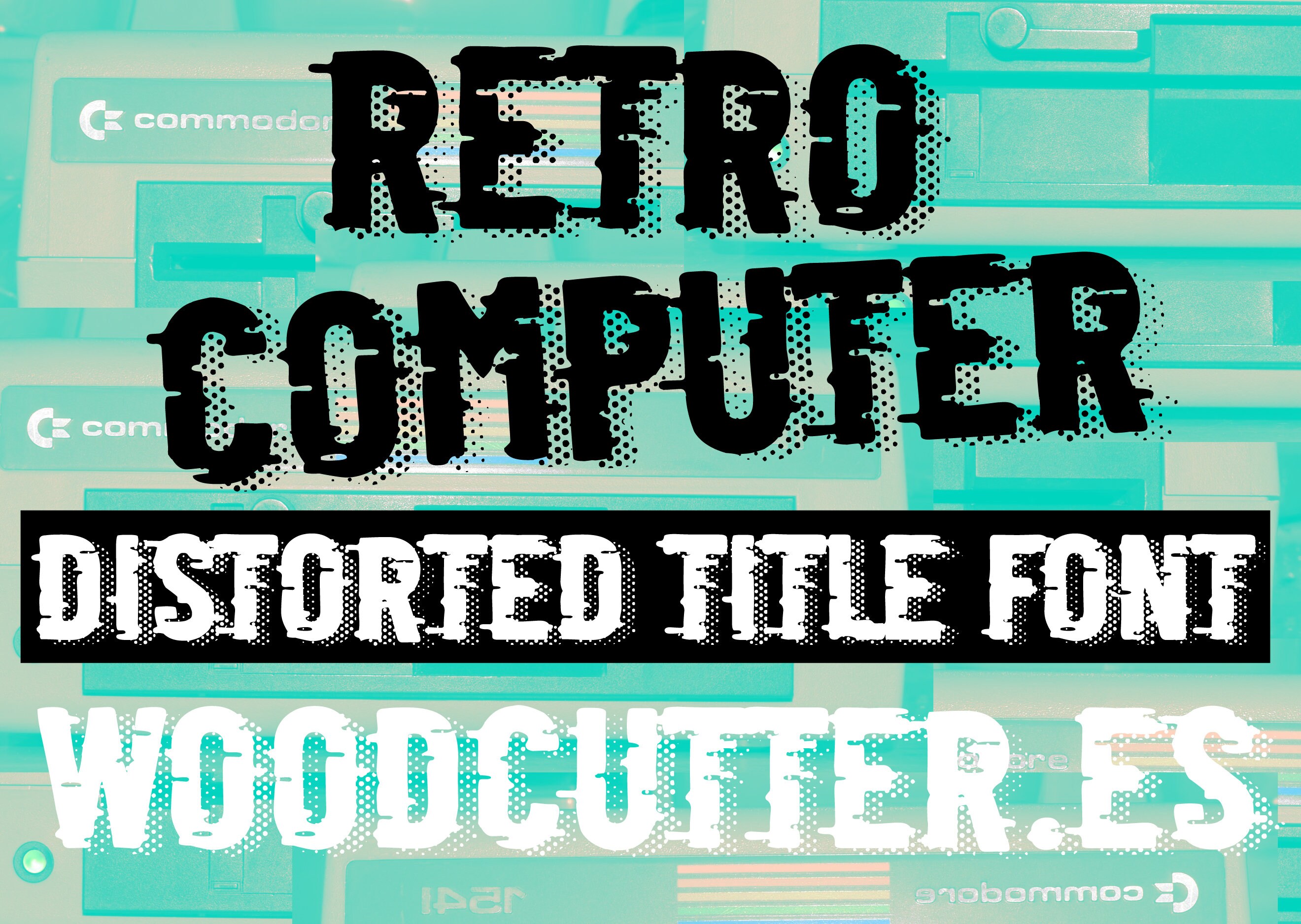 Retro Computer FONT - Etsy