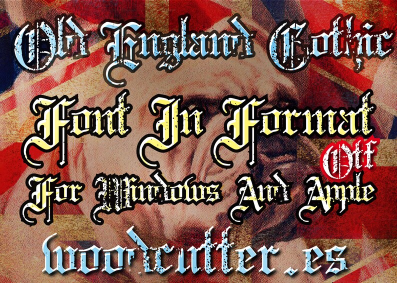 Old England Gothic Font image 2