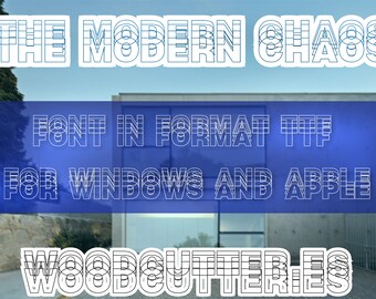 The Modern Chaos Font.