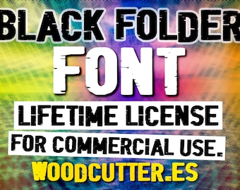 BLACK FOLDER Font.