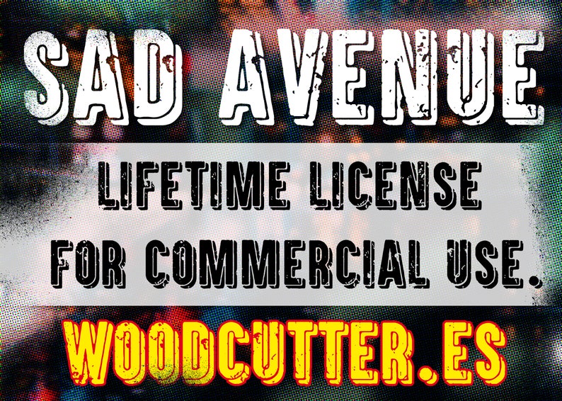 Sad Avenue Font. image 1