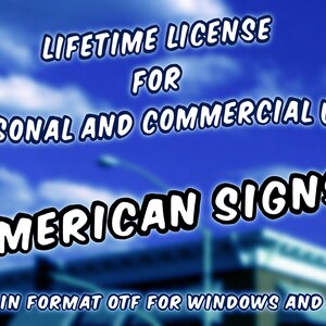 American Signs Font imagen 3