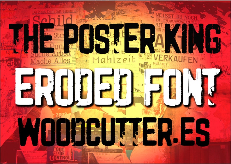 THE POSTER KING Font image 1