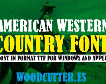 American Western Font