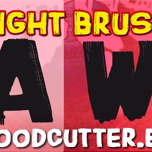 Night Brush Font image 1