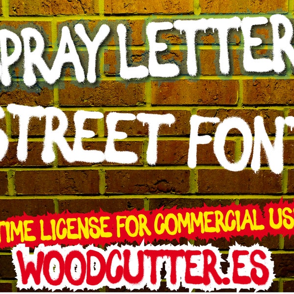 Spray Letters Font