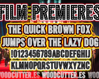 FILM PREMIERES Font.