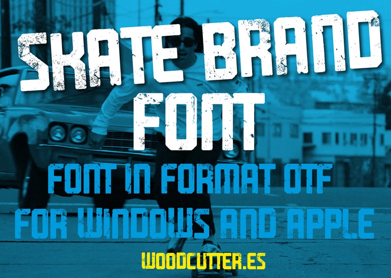 SKATE BRAND Font image 1