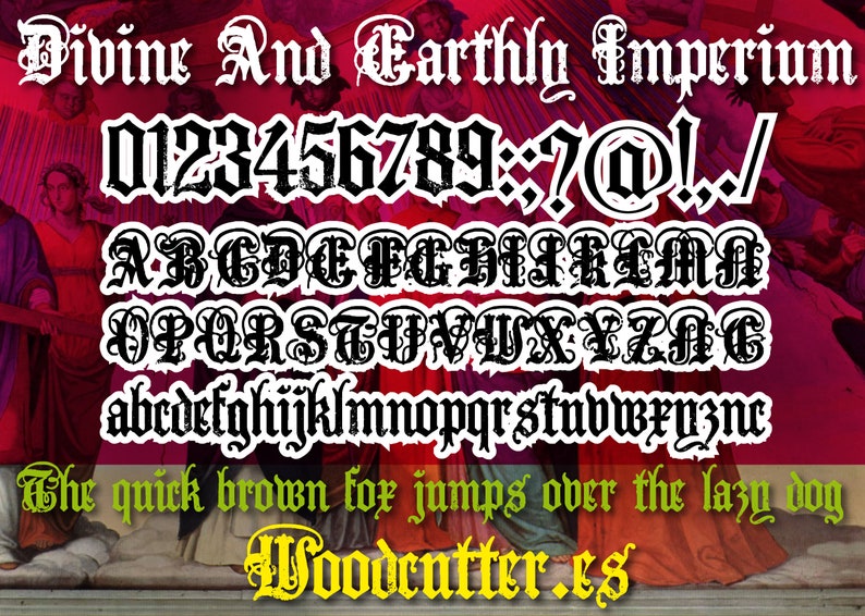 Divine And Earthly Imperium Font image 2