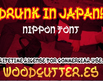 Drunk in Japan! Font