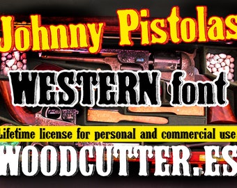 Johnny Pistolas Font.