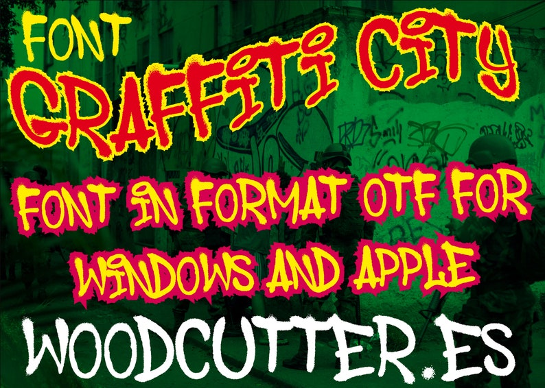 Graffiti City Font imagen 3