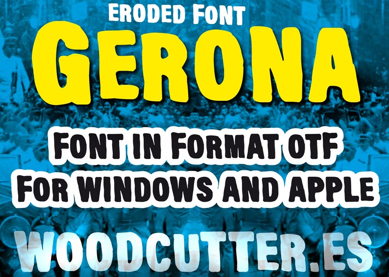 GERONA font image 2