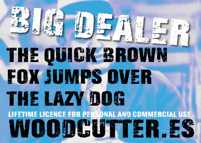 BIG DEALER Font image 3